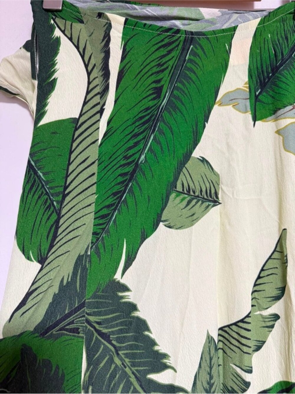 Beach Riot Tropical Palm Print Wrap Maxi Skirt - Picture 3 of 6